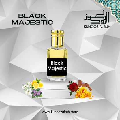 Black Majestic | Arabic Premium Attar | Concentrated Fragrance Oil | 12ml